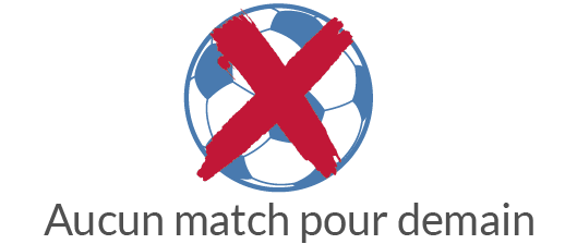 Aucun match pour demain